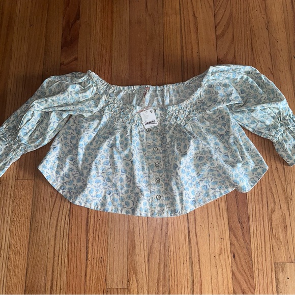 NWT free people James smock top - Picture 3 of 5